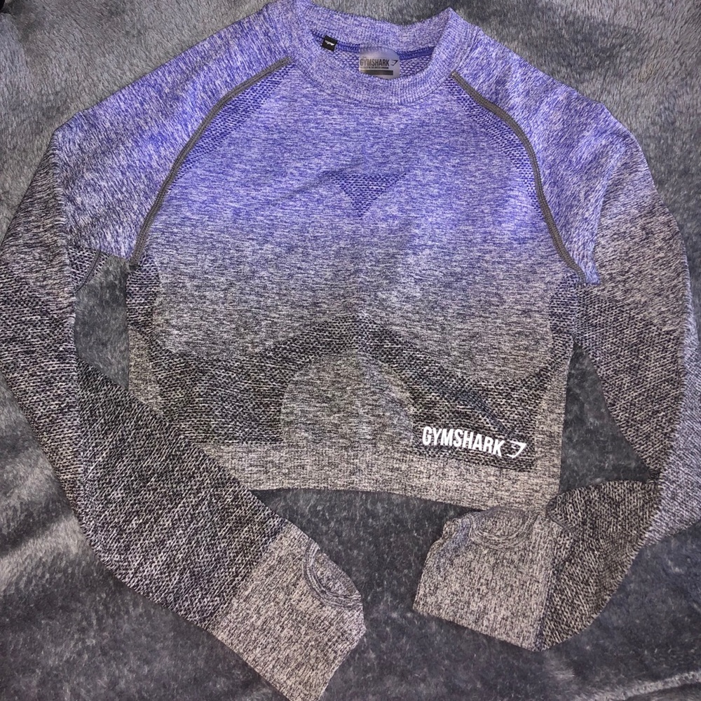 Gymshark Ombré Seamless long-sleeve crop top